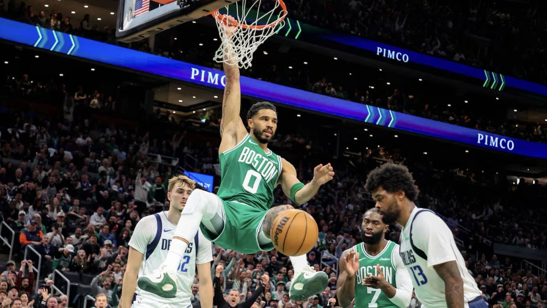 黑白体育- 塔图姆最新单场数据 